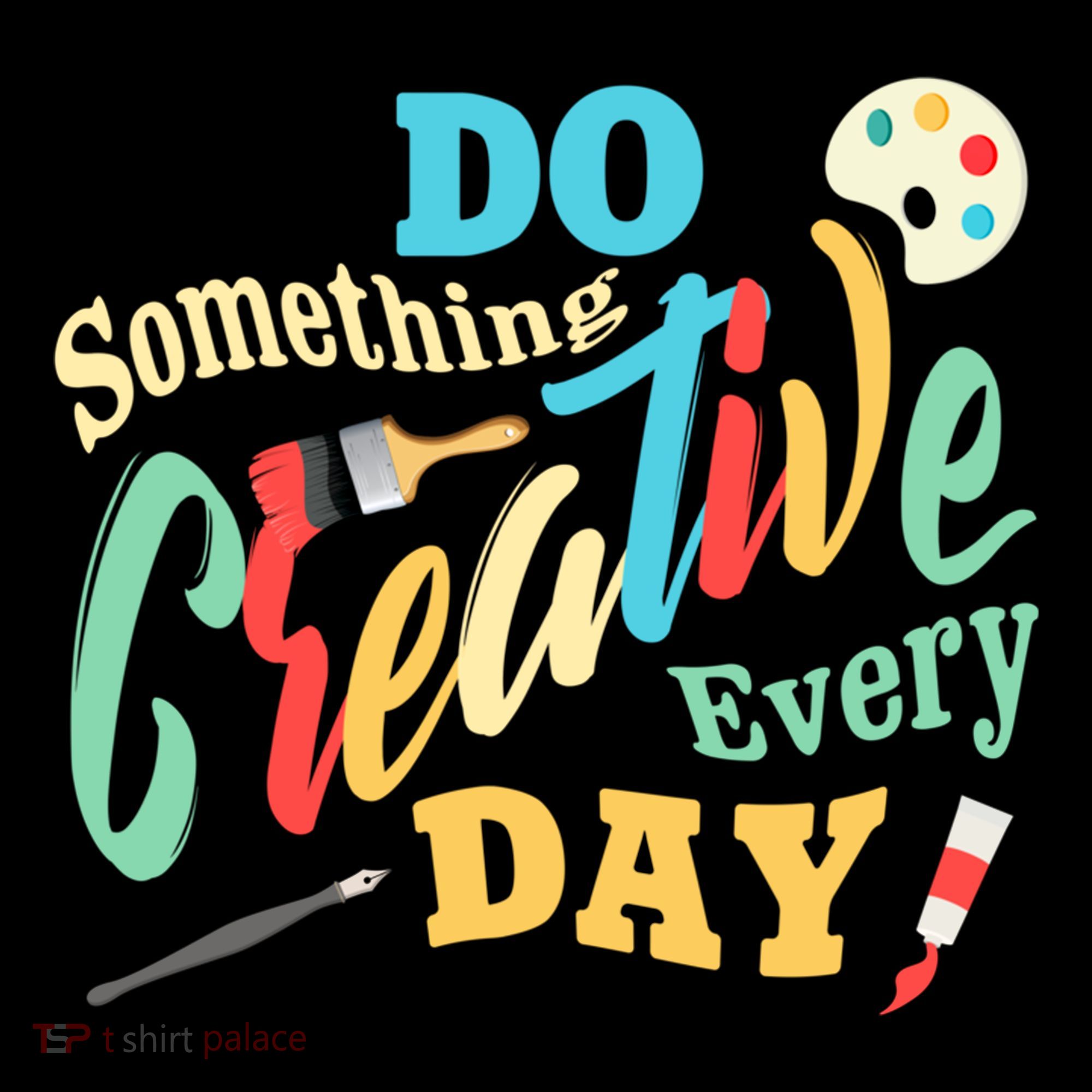 Artist Inspiration Do Something Creative Every Day Cool Gift Ornament