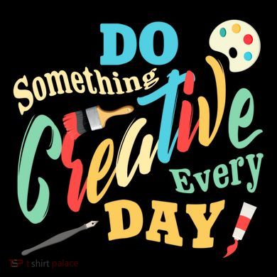 Artist Inspiration Do Something Creative Every Day Cool Gift Kids Colorblock Raglan Jersey