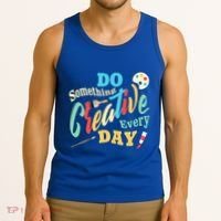 Artist Inspiration Do Something Creative Every Day Cool Gift Tank Top thumb 3