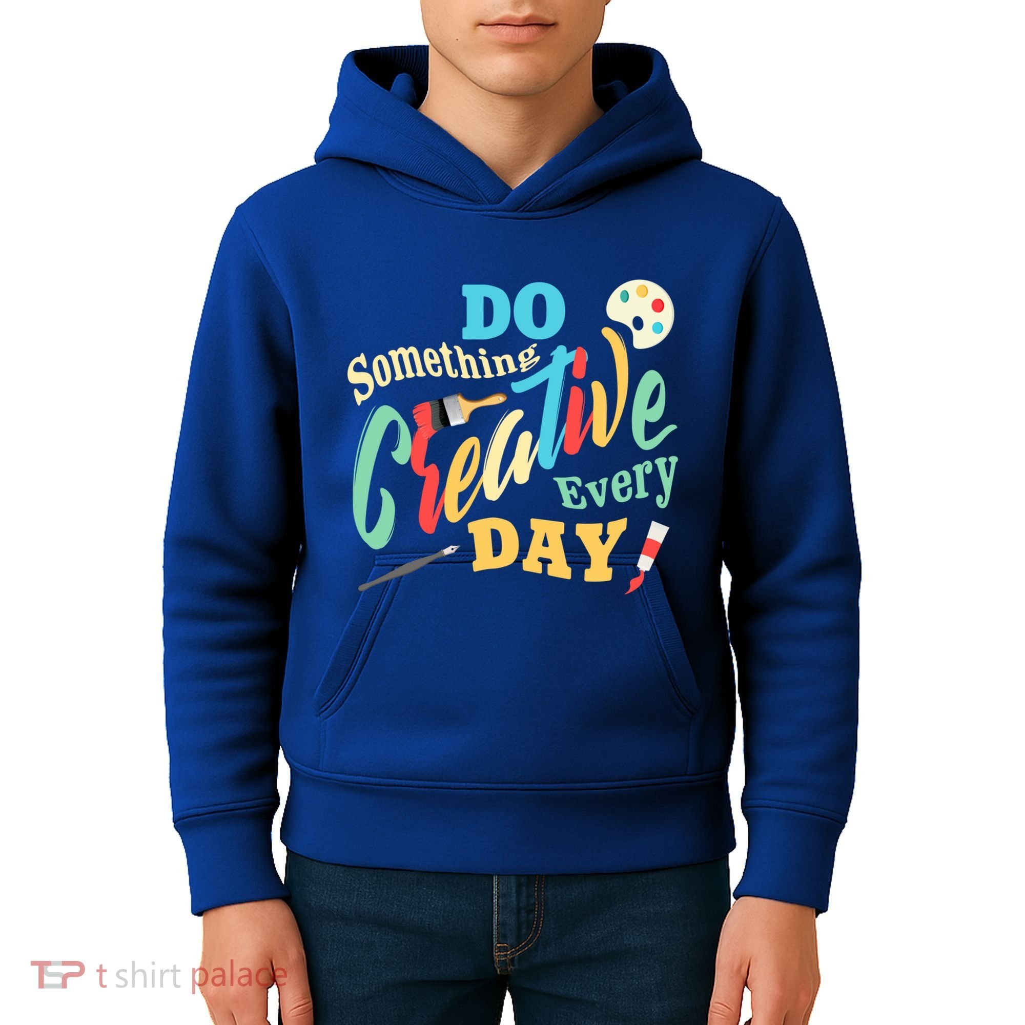 Artist Inspiration Do Something Creative Every Day Cool Gift Kids Hoodie