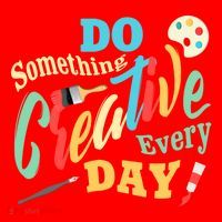 Artist Inspiration Do Something Creative Every Day Cool Gift Santa Hat thumb 1