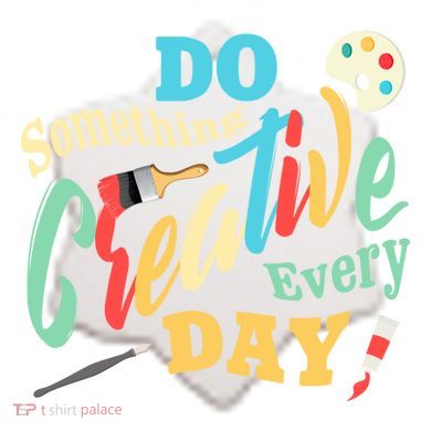 Artist Inspiration Do Something Creative Every Day Cool Gift Ceramic Ornament