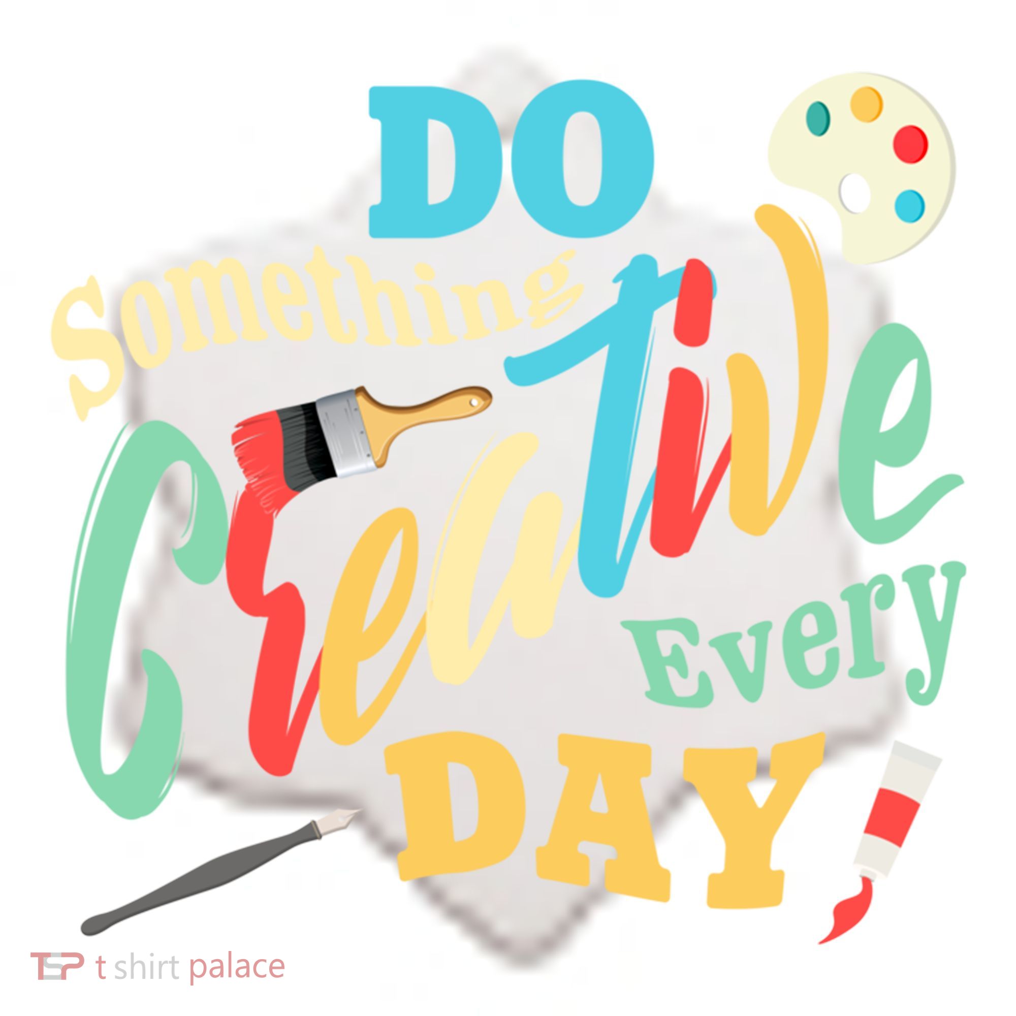 Artist Inspiration Do Something Creative Every Day Cool Gift Ceramic Ornament