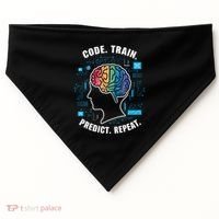 Artificial Intelligence Engineer Ai And Machine Learning Gift USA-Made Doggie Bandana thumb 0