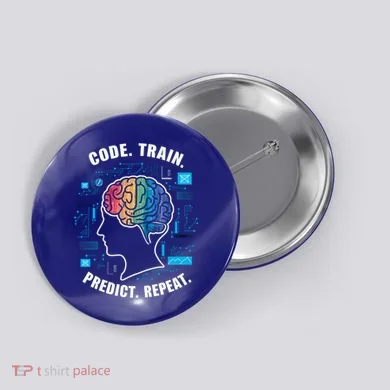 Artificial Intelligence Engineer Ai And Machine Learning Gift Button
