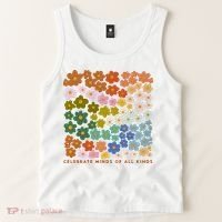Autism Inclusive Education Celebrate Mind Of All Kind Tank Top thumb 2