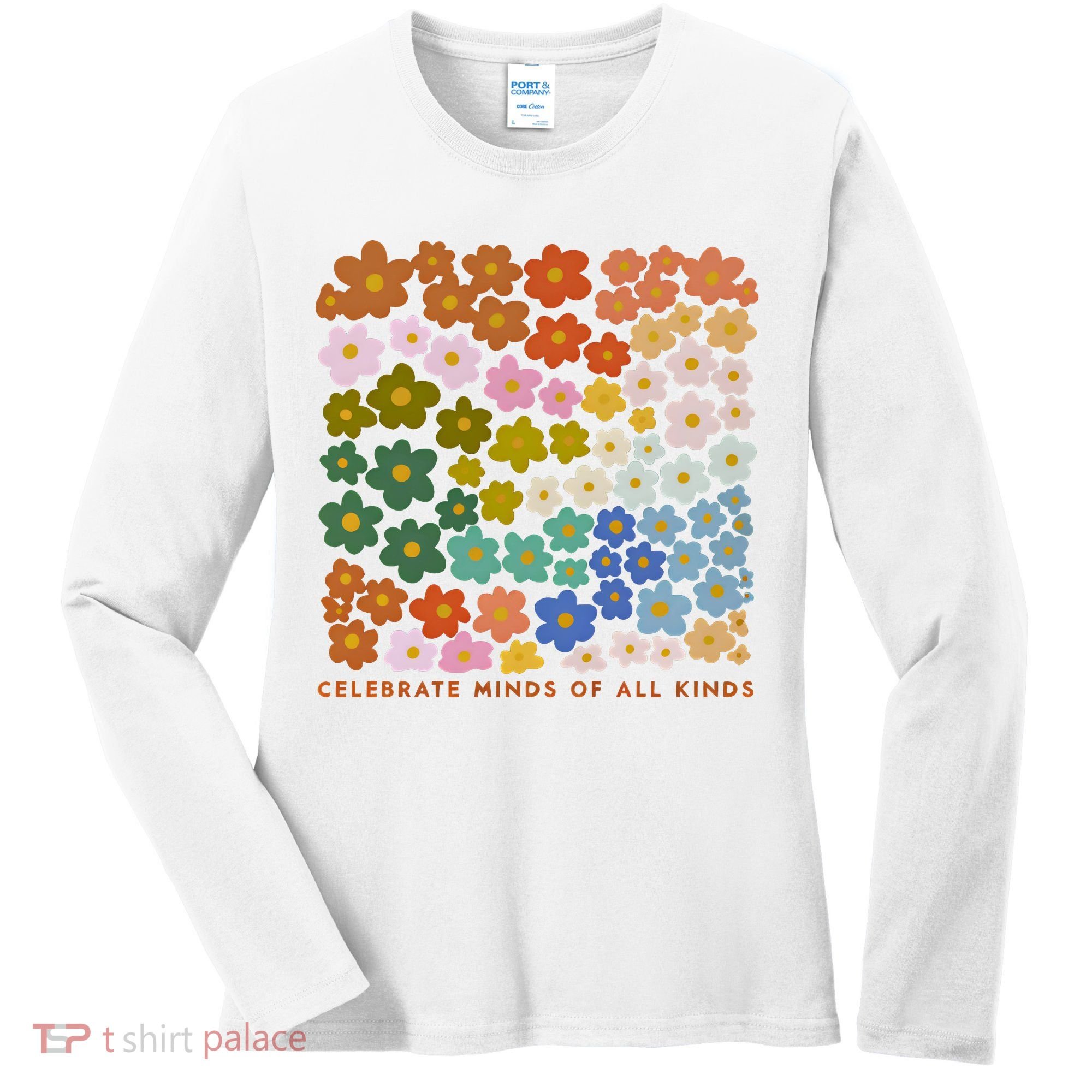 Autism Inclusive Education Celebrate Mind Of All Kind Women's Long Sleeve Shirt