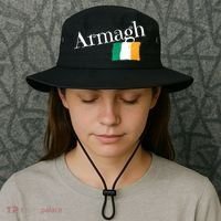 Armagh Ireland Flag Irish City Saint Patrick's Day Bucket Hat thumb 3