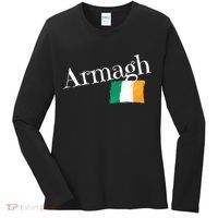 Armagh Ireland Flag Irish City Saint Patrick's Day Women's Long Sleeve Shirt thumb 0