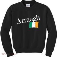 Armagh Ireland Flag Irish City Saint Patrick's Day Kids Sweatshirt thumb 0