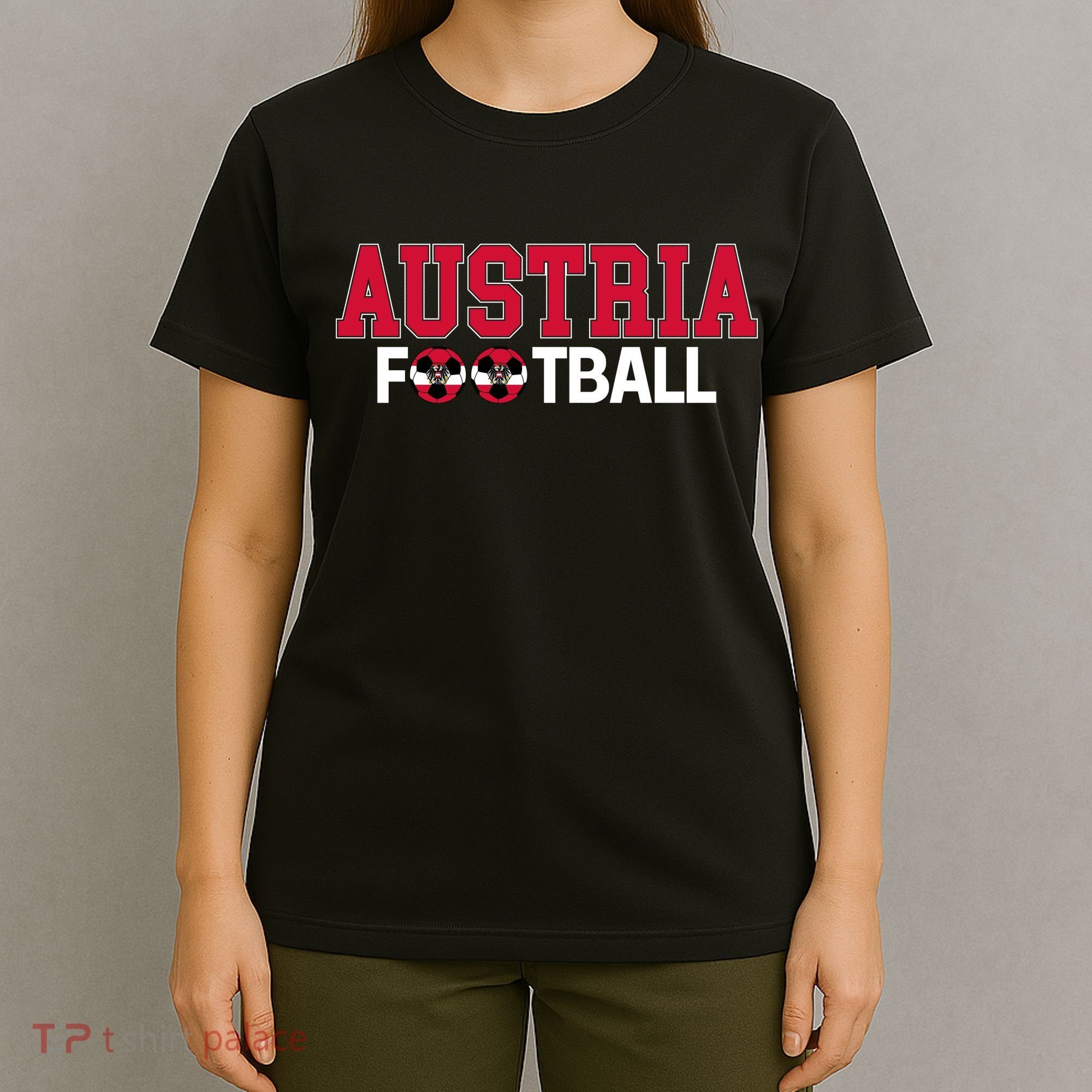 Austria International Futbol Soccer Team T-Shirt
