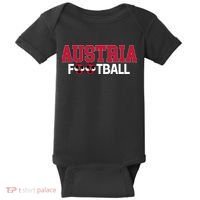 Austria International Futbol Soccer Team Baby Bodysuit thumb 0