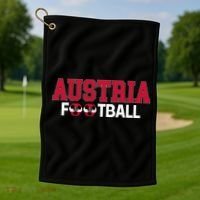 Austria International Futbol Soccer Team Golf Towel thumb 1