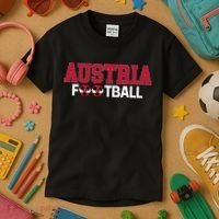 Austria International Futbol Soccer Team Kids T-Shirt thumb 3