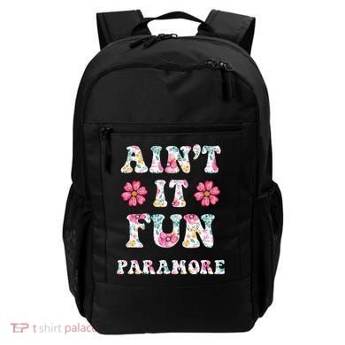 Aint It Fun Paramor.E Floral Music Concert Vintage Backpack