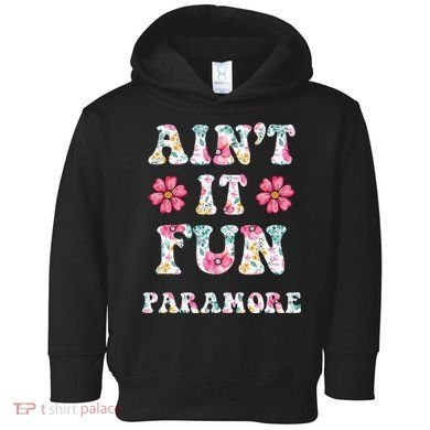 Aint It Fun Paramor.E Floral Music Concert Vintage Toddler Hoodie