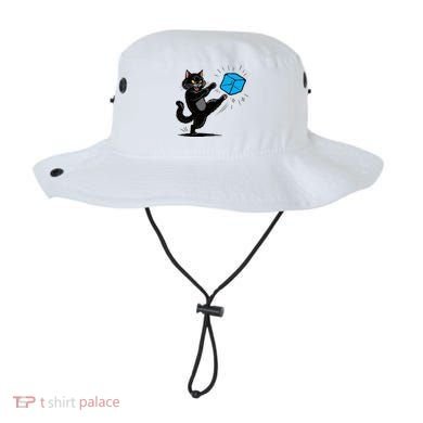 Anti ICE Funny Cat Kicking ICE  Bucket Hat