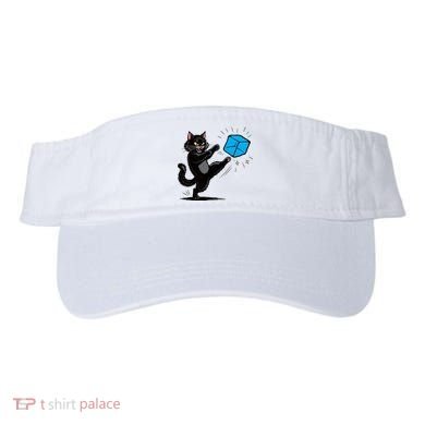Anti ICE Funny Cat Kicking ICE  Visor