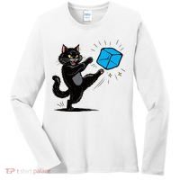 Anti ICE Funny Cat Kicking ICE  Women's Long Sleeve Shirt thumb 0