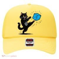 Anti ICE Funny Cat Kicking ICE  Hat thumb 0