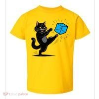 Anti ICE Funny Cat Kicking ICE  Toddler T-Shirt thumb 0