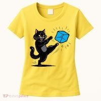 Anti ICE Funny Cat Kicking ICE  Women's T-Shirt thumb 0