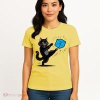 Anti ICE Funny Cat Kicking ICE  Women's T-Shirt thumb 4