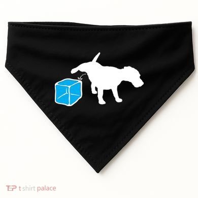 Anti ICE Funny Dog Peeing On ICE USA-Made Doggie Bandana