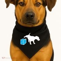 Anti ICE Funny Dog Peeing On ICE USA-Made Doggie Bandana thumb 1