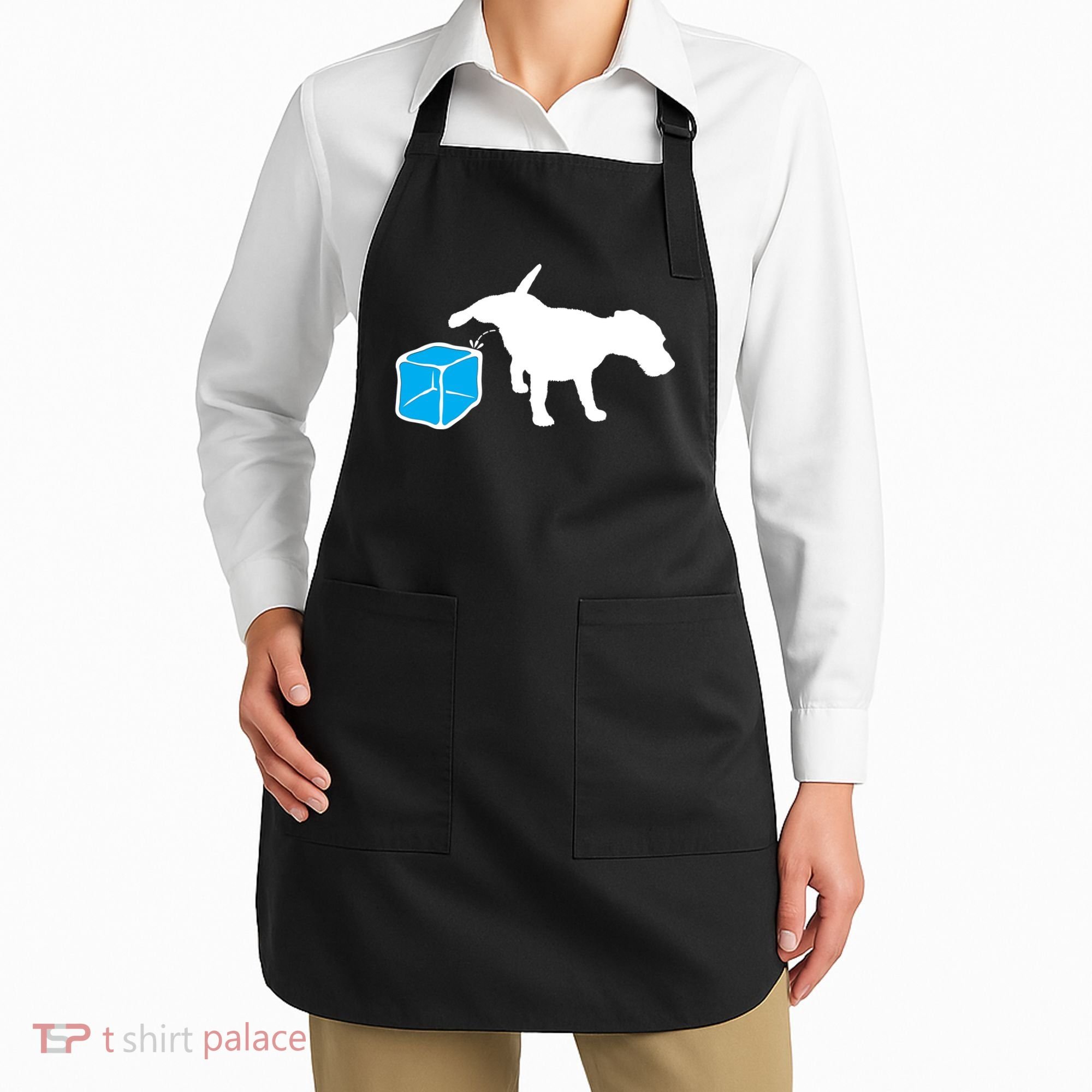 Anti ICE Funny Dog Peeing On ICE Apron