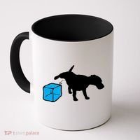 Anti ICE Funny Dog Peeing On ICE Coffee Mug thumb 0