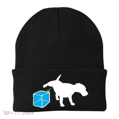 Anti ICE Funny Dog Peeing On ICE Beanie