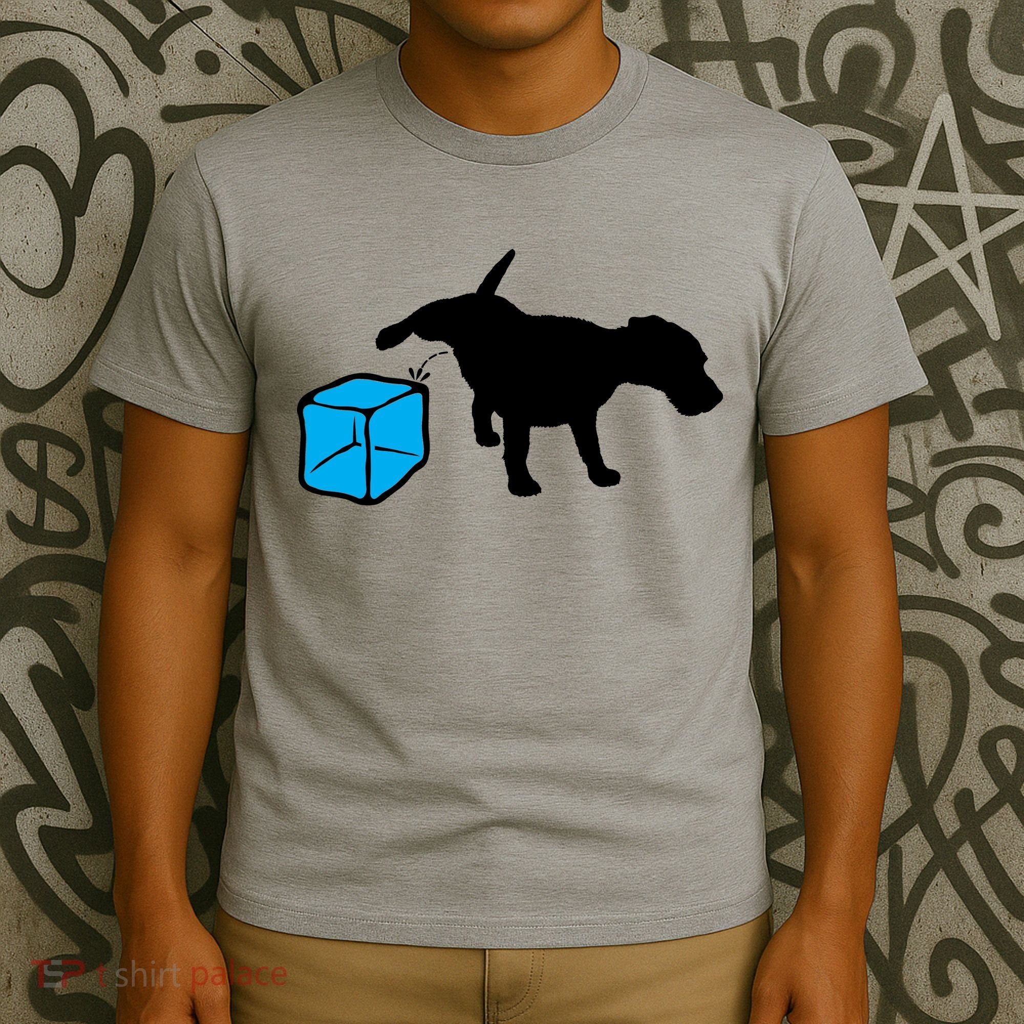 Anti ICE Funny Dog Peeing On ICE T-Shirt