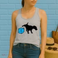 Anti ICE Funny Dog Peeing On ICE Women's Tank Top thumb 2
