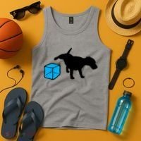 Anti ICE Funny Dog Peeing On ICE Tank Top thumb 4