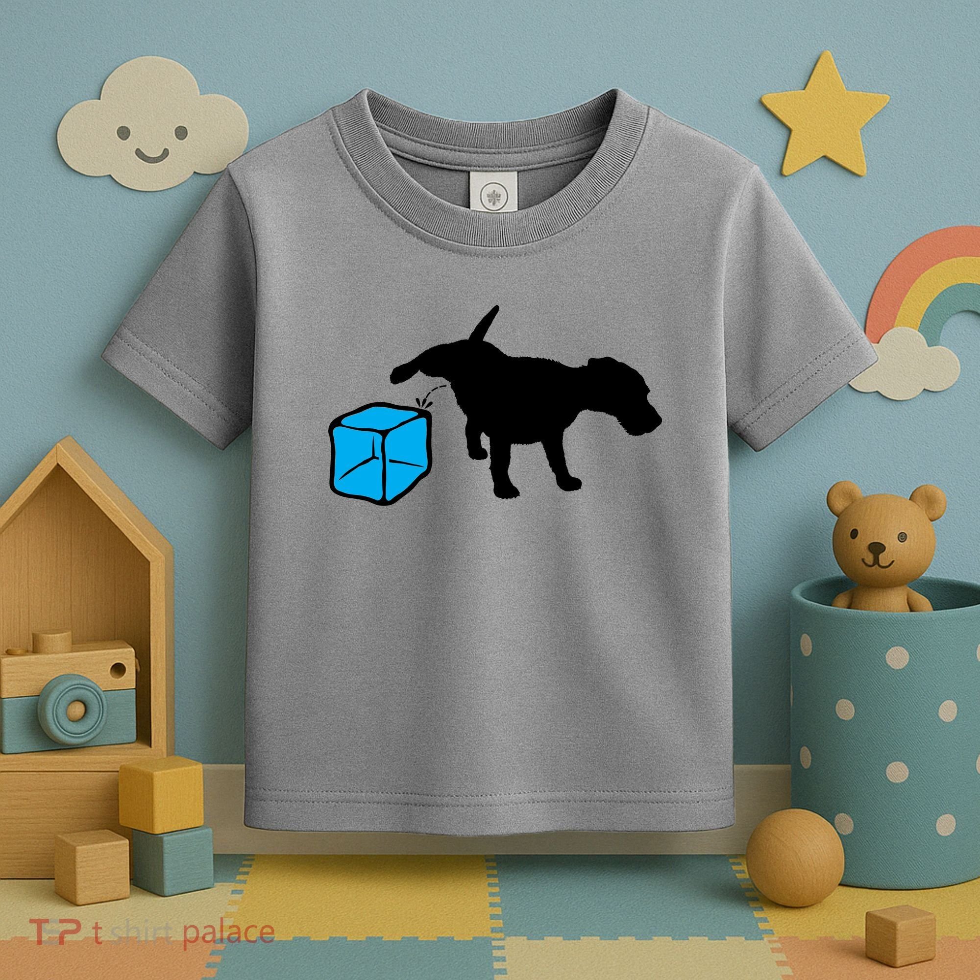 Anti ICE Funny Dog Peeing On ICE Toddler T-Shirt
