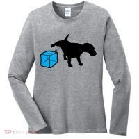 Anti ICE Funny Dog Peeing On ICE Women's Long Sleeve Shirt thumb 0