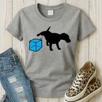 Anti ICE Funny Dog Peeing On ICE Women's T-Shirt thumb 3