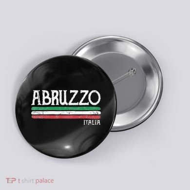 Abruzzo Italia Gift Italian Souvenir Italy Button