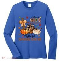 Autumn Is Gods Way Of Showing Us How Beautiful Change Can Be Women's Long Sleeve Shirt thumb 0