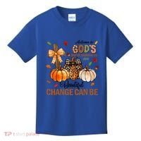 Autumn Is Gods Way Of Showing Us How Beautiful Change Can Be Kids T-Shirt thumb 0