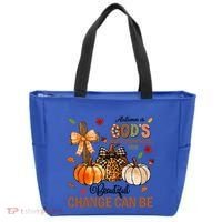 Autumn Is Gods Way Of Showing Us How Beautiful Change Can Be Tote Bag thumb 0
