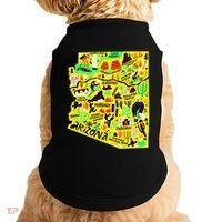 Arizona Infographic Hand Drawn Map Doggie Tank thumb 0