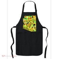Arizona Infographic Hand Drawn Map Apron thumb 0