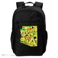 Arizona Infographic Hand Drawn Map Backpack thumb 0