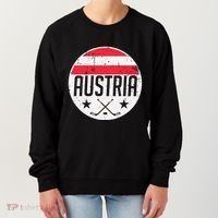 Austria Ice Hockey Flag Jersey Supporter Austrian Fan Gift Women's Sweatshirt thumb 0