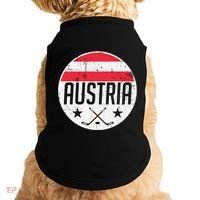 Austria Ice Hockey Flag Jersey Supporter Austrian Fan Gift Doggie Tank thumb 0