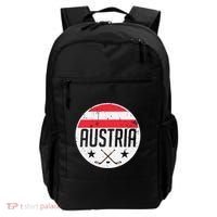 Austria Ice Hockey Flag Jersey Supporter Austrian Fan Gift Backpack thumb 0