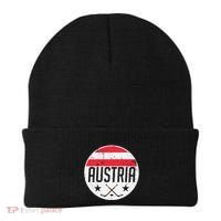 Austria Ice Hockey Flag Jersey Supporter Austrian Fan Gift Beanie thumb 0
