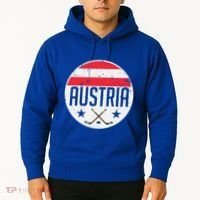Austria Ice Hockey Flag Jersey Supporter Austrian Fan Gift Hoodie thumb 2
